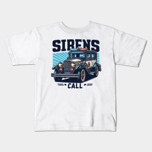 Police Car Kids T-Shirt